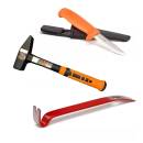 Siirry ryhmään Puukot, sahat, vääntöraudat ja vasarat