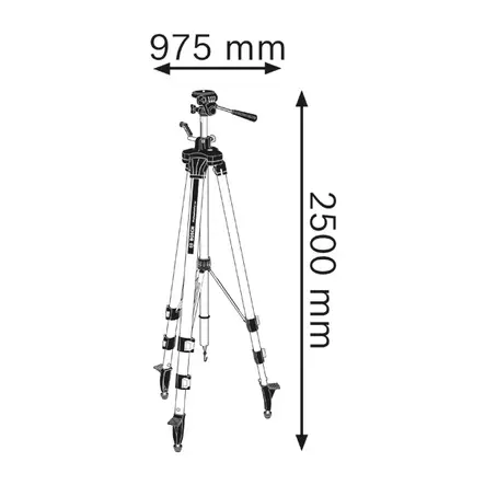 BOSCH BT 250 Mittausjalusta - Laserien tarvikkeet - 137030 - 2