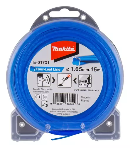 MAKITA Siima 1,65 mm x 15 m neliapila - Siimat ja siimapäät - 107830 - 1