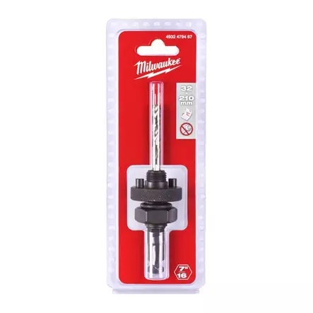 MILWAUKEE Pidin reikäsahalle, HEX 7/16" karalla - Reikäsahat - 120250 - 2