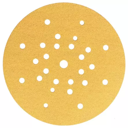 MIRKA Gold Hiomapaperi P100 Ø225mm, tarra 27R - Koneiden tarvikkeet - 136520 - 1