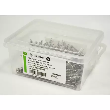 FIX MASTER Terassiruuvi A2 4,2x45 mm - Terassiruuvit - 137330 - 1