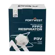 PORTWEST FFP3V Hengityssuojain venttilillä - Puolimaskit - 137900 - 2
