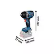 BOSCH GDS 18V-750 C Iskumutterinväännin - Bosch kampanja - 136900 - 2