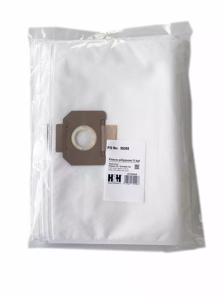 H&H Pölypussi fleece 5 kpl/pkt - Pölypussit - 127230 - 1