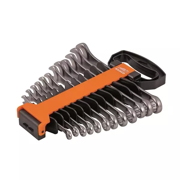 BAHCO Kiintolenkkiavainsarja 8-19 mm - Kiinto- ja räikkälenkkiavaimet - 126490 - 1