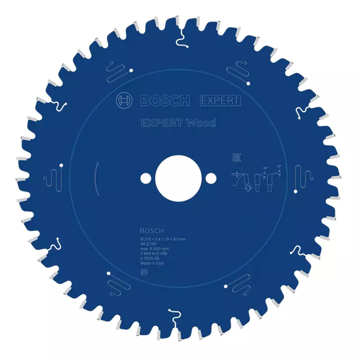 BOSCH Pyörösahanterä 210x2,4x30mm T48 - Pyörösahanterät - 138630 - 1