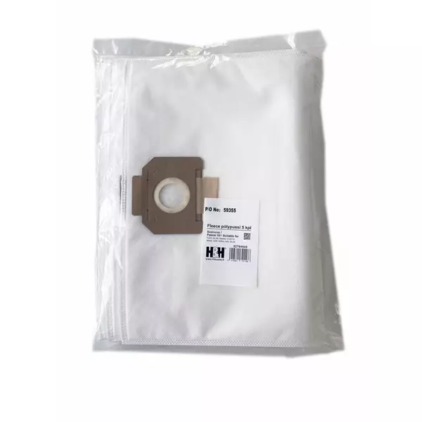 H&H Pölypussi fleece 5 kpl/pkt - Pölypussit - 127230 - 1