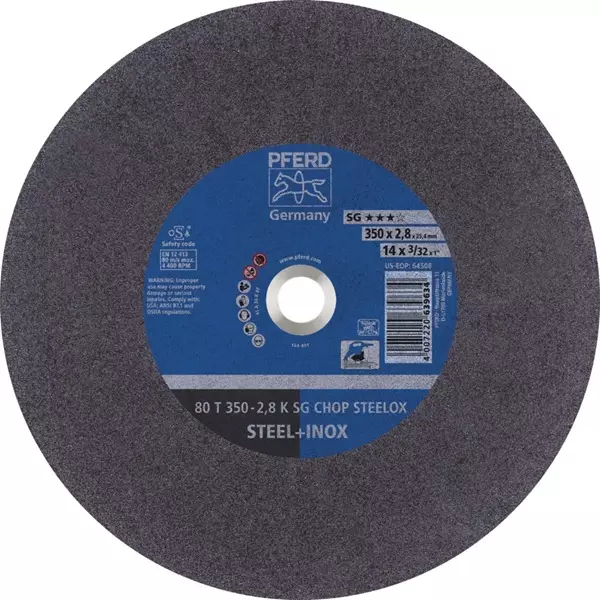 PFERD Katkaisulaikka EHT 350-2,8A36K SG-CHOP - Katkaisu & hiomalaikat, teräsharjat - 124590 - 1