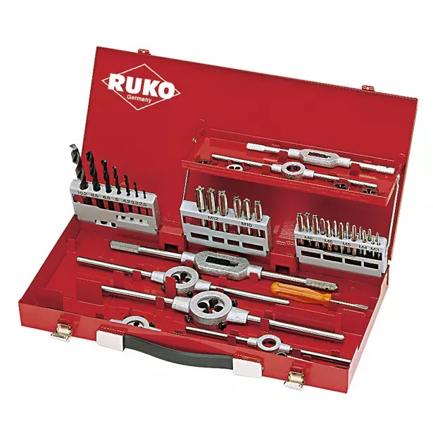 RUKO Kierretyökalusarja M3-M12 44-os. - Käsikierretapit - 112150 - 1