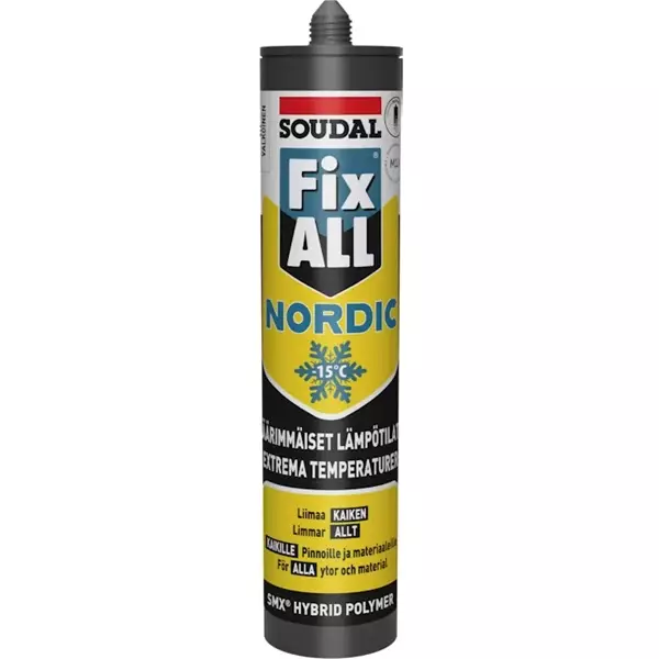 SOUDAL Fix All Turbo NORDIC liima-/tiivistemassa - Liimatiivistemassat - 139120 - 1