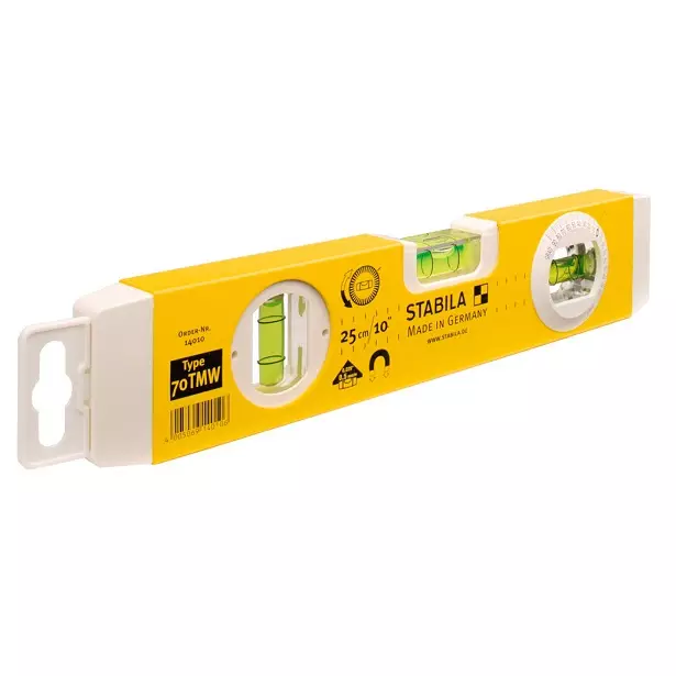STABILA 70TMW Torpedo vesivaaka 25cm, magneetilla - Vesivaa'at ja vatupassit - 114100 - 1
