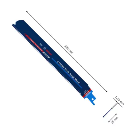 BOSCH S1155CHC Puukkosahanterä 225mm - MÄÄRÄmarkkinat - 138271 - 2