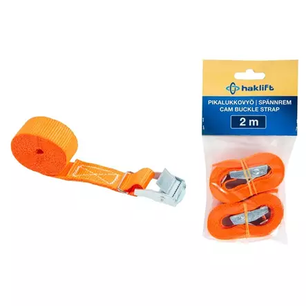 HAKLIFT Pikasidontavyö 2m oranssi 2 kpl/pkt - Kuormansidonta - 128151 - 1