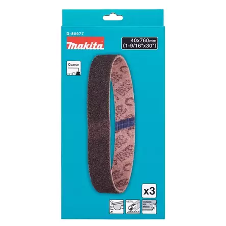 MAKITA Hiomanauha 760x40 mm karkea - Hiomanauhat nauhahiomakoneille - 138741 - 2