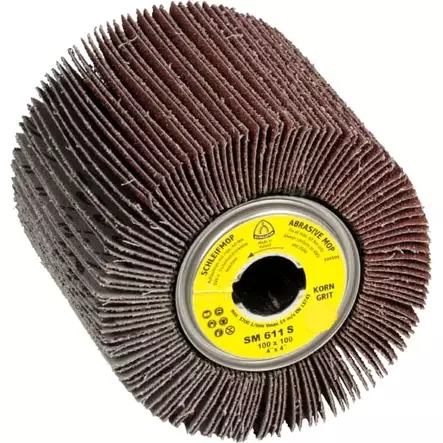 KLINGSPOR SM611S Liuskalaikka Ø100x100x19 K120 - Harjat harjahiomakoneeseen - 126211 - 1