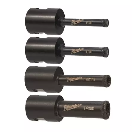 MILWAUKEE Timanttiporanteräsarja M14 6-8-10-14 - Reikäsahat - 120351 - 2