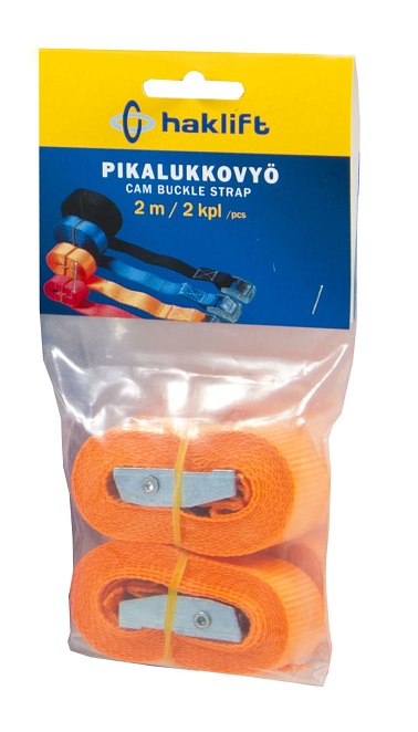 HAKLIFT Pikasidontavyö 2m oranssi 2 kpl/pkt - Kuormansidonta - 128151 - 1