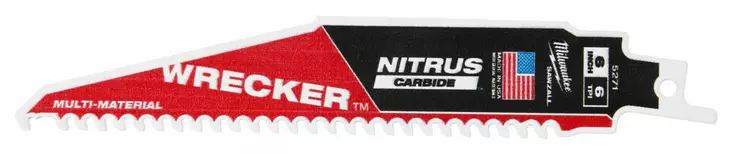 MILWAUKEE WRECKER NITRUS Puukkosahanterä 150 mm/6T - Puukkosahanterät - 135721 - 1