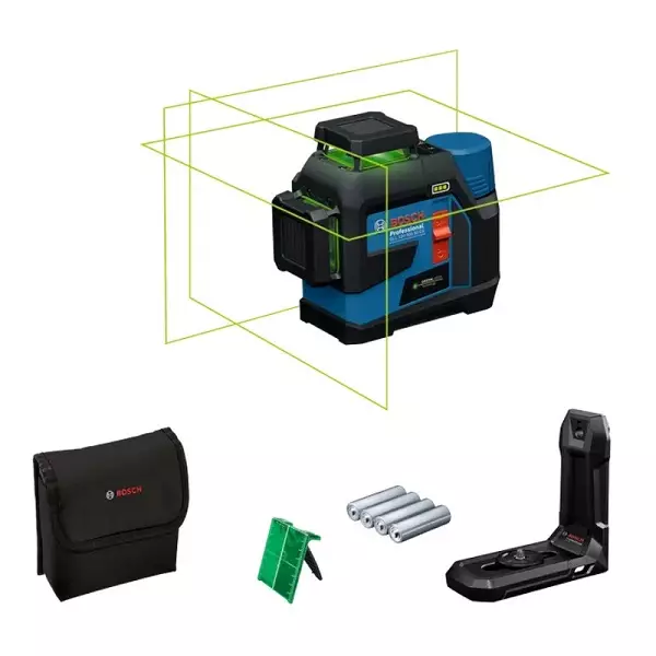 BOSCH GLL 12V-100-33 CG Linjalaser VIHREÄ - Bosch 12V paketit - 138751 - 1