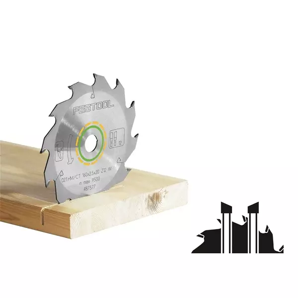 FESTOOL Vakiosahanterä 160x1,8x20 W18 - Pyörösahanterät - 117161 - 1