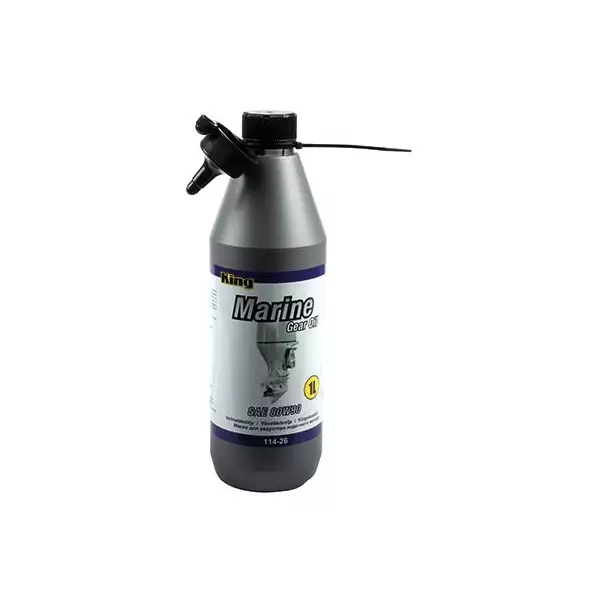KING MARINE GEAR Veneenperäöljy 1l SAE 80W90 - Moottoriöljyt - 125901 - 1
