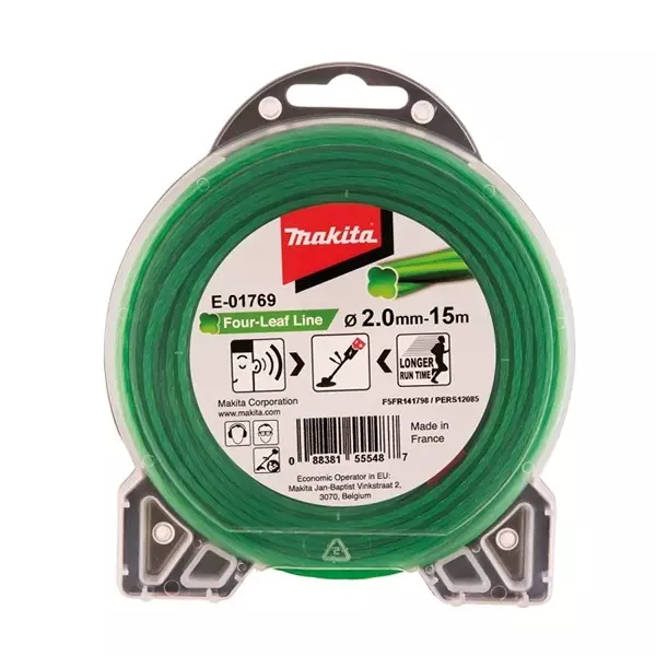 MAKITA E-01769 Siima 20 mm x 15 m neliapila - Siimat ja siimapäät - 107831 - 1