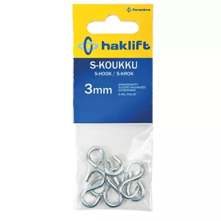 HAKLIFT S-koukku - Sakkelit, koukut ja renkaat - 139157 - 1