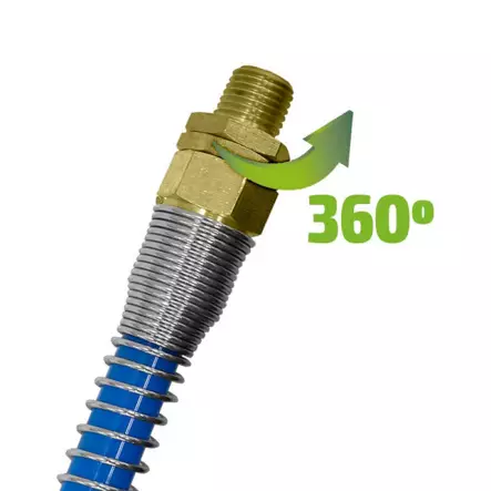 JBM Kierreletku 8mm /15m PU, 1/4" - Paineilmaletkut ja -kelat - 138322 - 2