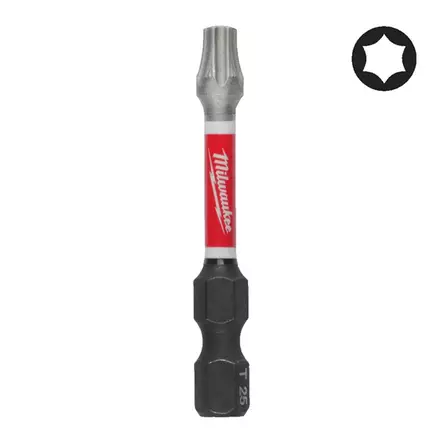 MILWAUKEE Ruuvauskärki SHW TX25 x 50mm, 10kpl/pkt - Ruuvauskärjet - 134822 - 1