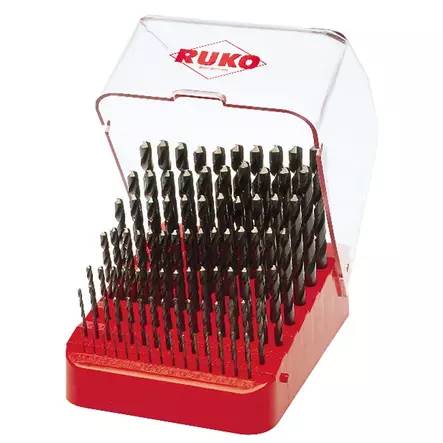 RUKO Porasarja 91-os 1-10mm/0,1 DIN338 pöytät. - Metalliporanterät - 111732 - 1
