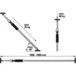 BESSEY Teleskooppinen tukijalka 1600-2900mm - Puristimet - 114232 - 3