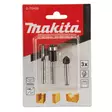 MAKITA D-70459 Jyrsinteräsarja 3-osaa - Yläjyrsinterät - 107102 - 2