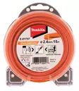 MAKITA E-01797 Siima 2,4 mm x 15 m neliapila - Siimat ja siimapäät - 107832 - 3