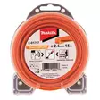MAKITA E-01797 Siima 2,4 mm x 15 m neliapila - Siimat ja siimapäät - 107832 - 1