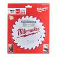 MILWAUKEE Pyörösahanterä W165x1,6x5/8" 24T - Pyörösahanterät - 121082 - 2