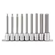 TENGTOOLS Kuusiokolohylsysarja pitkä 3-12mm 3/8" - Hylsyt - 131062 - 1