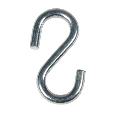 HAKLIFT S-koukku 3mm / 25mm - Sakkelit, koukut ja renkaat - 128162 - 1