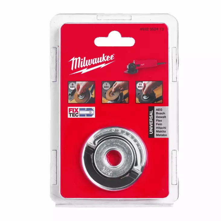 MILWAUKEE FIXTEC M14 Laippamutteri - Kulmahiomakoneiden tarvikkeet - 121442 - 1