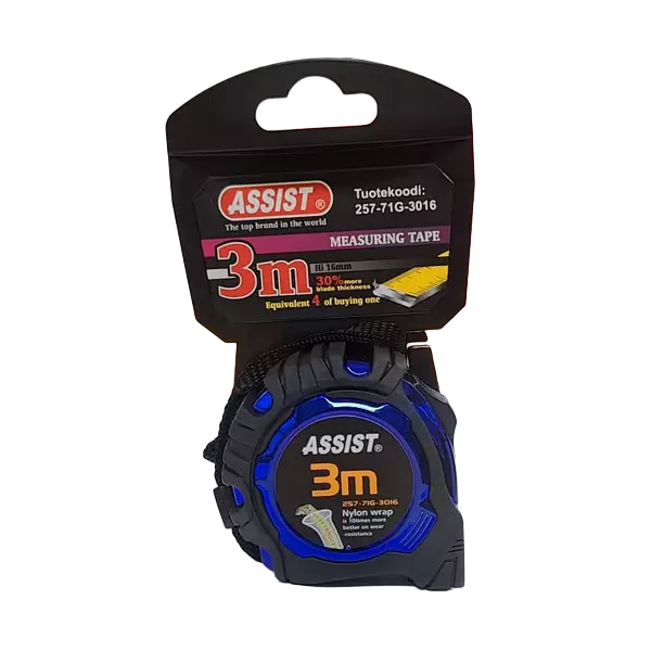 ASSIST Rullamitta 3m x 16mm - Joulu kampanja - 138032 - 1