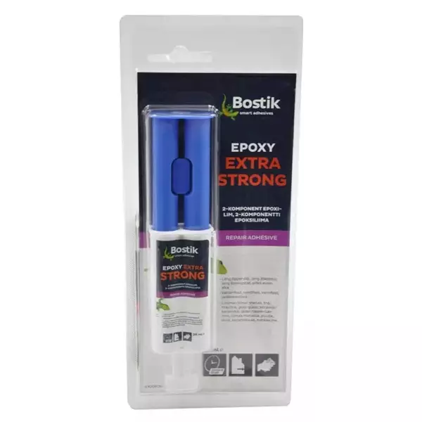 BOSTIK Extra strong Epoksiliima 24ml - Pikaliimat - 129762 - 1