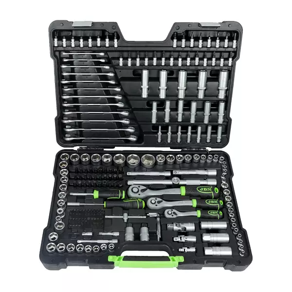 JBM Räikkä- ja hylsysarja 1/4"+3/8"+1/2" - Hylsy- ja työkalusarjat - 137872 - 1