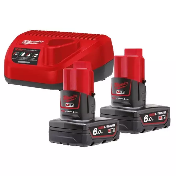MILWAUKEE M12 NRG-602 Akkusarja - Työkaluakut ja latauslaitteet - 117512 - 1