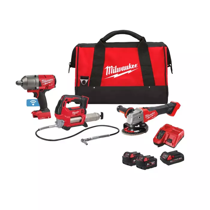 MILWAUKEE M18 FPP3AK-523B Akkukonesarja - Milwaukee M18 paketit - 134762 - 2