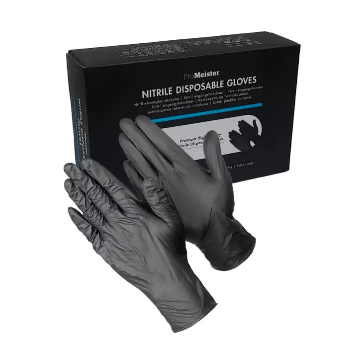 PROMEISTER Nitriilihansikas, musta - Kertakäyttökäsineet - 137612 - 1