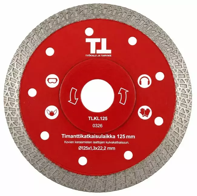 TLKL125 Timanttikatkaisulaikka 125x1,3x22,2mm - Timanttikatkaisulaikat - 138862 - 1