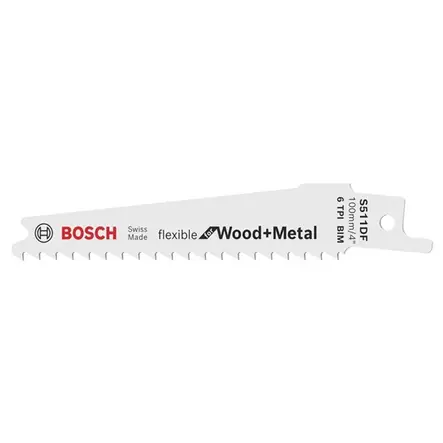 BOSCH S511DF Puukkosahanterä 100mm 5kpl/pkt - Puukkosahanterät - 125113 - 1