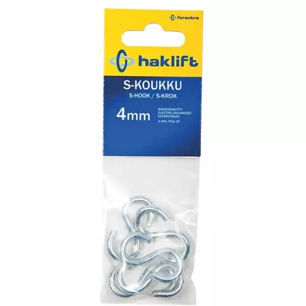 HAKLIFT S-koukku - Sakkelit, koukut ja renkaat - 139157 - 1