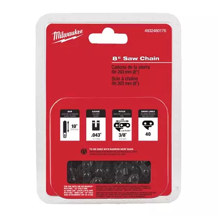 MILWAUKEE Teräketju 3/8"x200x1,1mm -33 - Teräketjut - 132443 - 1