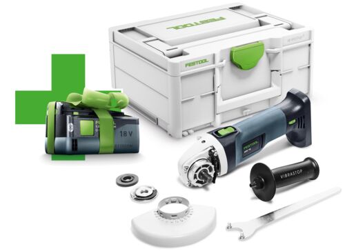 FESTOOL AGC 18-125 EB-Basic-5,0 Akkukulmahiomakone - Poistotuotteet - 131923 - 1